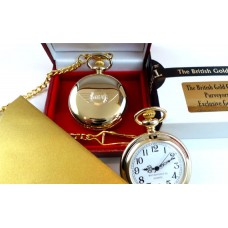 Mini Cooper Logo 24k Gold Clad Pocket Watch Mini Cooper Logo 24k Gold Clad Pocket Watch